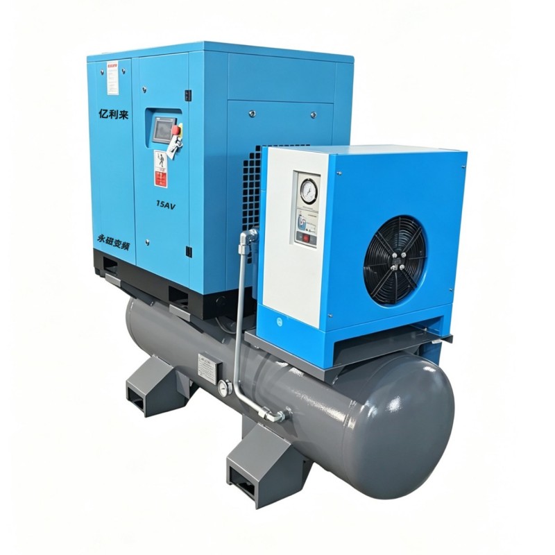 11 kW hogedruk 4 in 1 VSD-luchtcompressor