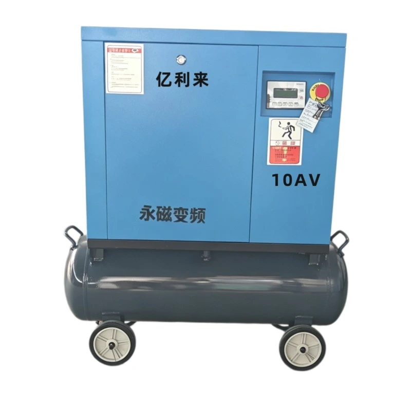 15 kW 10 tot 15 bar op tank gemonteerde hogedruk VSD-luchtcompressor