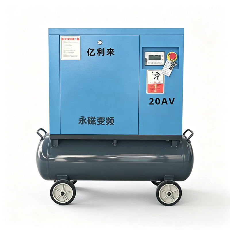 15 kW 10 tot 15 bar op tank gemonteerde hogedruk VSD-luchtcompressor