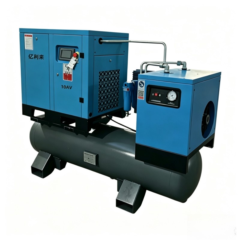 7,5 kW 4-in-1 eentraps luchtcompressor met vaste snelheid